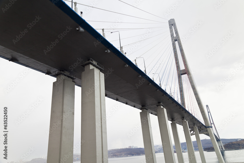 Big suspension bridge