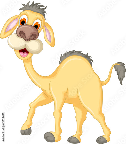 Naklejka dekoracyjna Cute camel cartoon