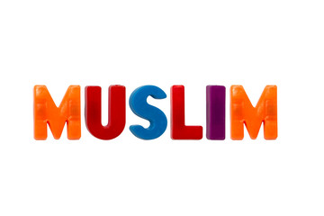 Letter magnets MUSLIM