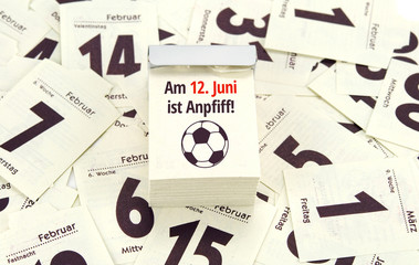 Sticker - Am 12. Juni ist Anpfiff