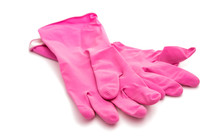 Cleaning Gloves Isolated