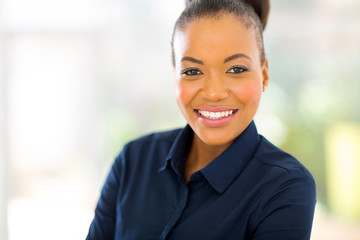 Wall Mural - pretty african american businesswoman