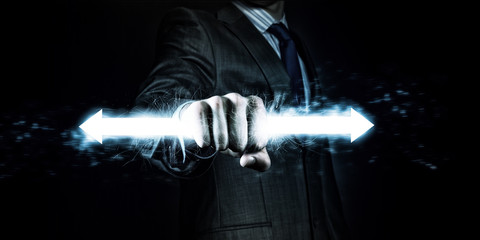 Wall Mural - power in hands
