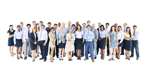 Sticker - Large Group of Business People