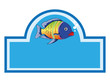 multicolor fish logo