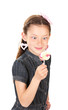 © Africa Studio - Portrait of beautiful little girl with lollipop isolated