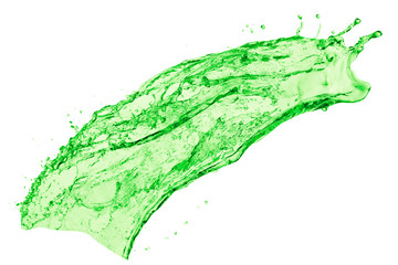 Poster - green liquid splash