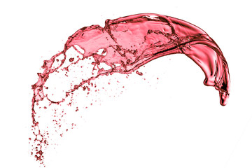 Poster - red wine splash as a celebration abstract