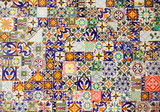Fototapeta Na drzwi - ceramic tiles patterns
