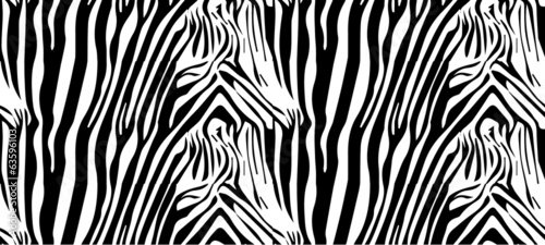 Board z aluminiowym obramowaniem Bez szwu zebra wzór