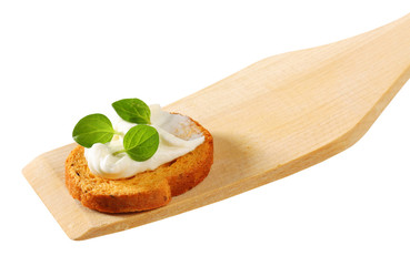 Poster - Mini toast with cream cheese