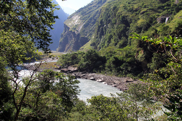 Wall Mural - Mountain river