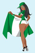 Nigerian soccer fan