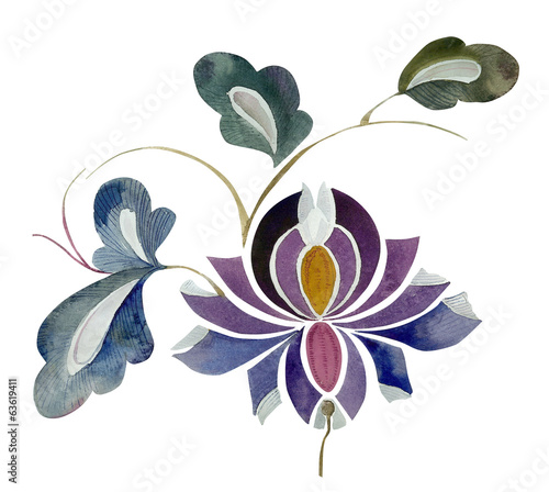 Naklejka dekoracyjna Decorative flower