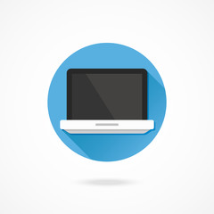 Wall Mural - vector laptop icon