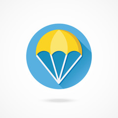 Wall Mural - Vector Parachute Icon