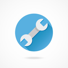 Canvas Print - Vector Wrench Icon