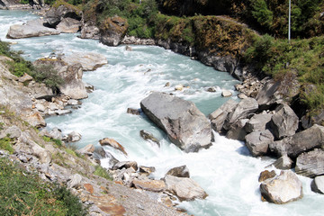 Wall Mural - Mountain river