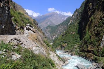 Wall Mural - Annapurna trail