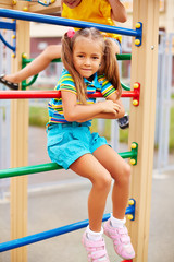 Poster - Girl on playground