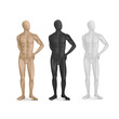 © Zonda - Vector Set of Three Male Mannequins