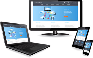 Wall Mural - responsive web design