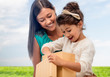© Syda Productions - happy mother and child girl with gift box