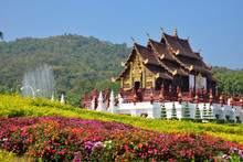 Ho Kham Luang At Royal Flora Expo, Traditional Thai Architecture