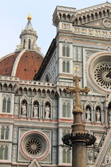 Sticker - Scenic view of Florence cathedral, Italy