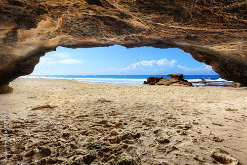 Tapeta ścienna Plaża jaskiń, nsw australia