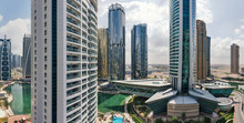 Buildings In Jumeirah Lakes Towers.