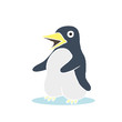 penguin cartoon - vector