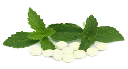 Stevia with tablets