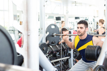 Wall Mural - Man at the gym