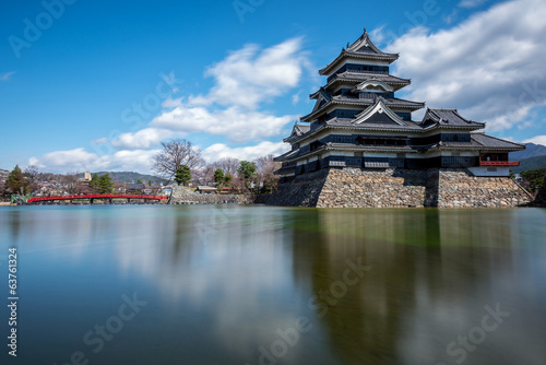 Naklejka samoprzylepna Zamek matsumoto, japonia