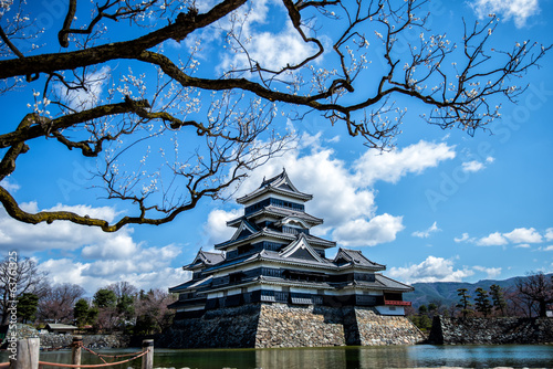 Naklejka samoprzylepna Zamek matsumoto, japonia
