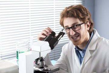  Young researcher in the laboratory