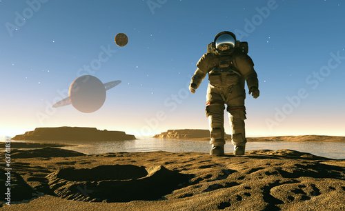 Fotoboard na płycie Astronauta