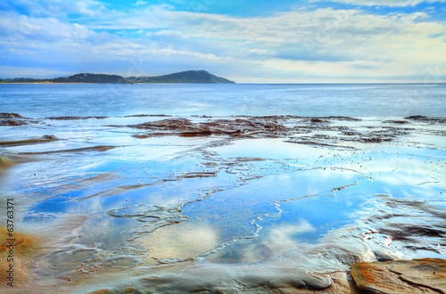 Obraz na płótnie canvas dwuczęściowy "dyptyk" Terrigal haven nsw australia