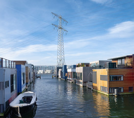 Wall Mural - houses at the waterfront