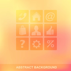 Wall Mural - Vector web and mobile interface template.