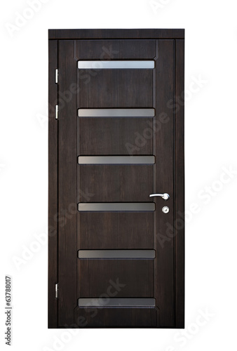 Dekoracja na wymiar  brazowe-drewniane-drzwi