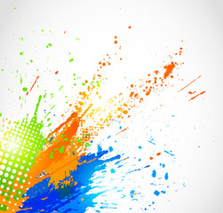Aufkleber - Abstract grunge background
