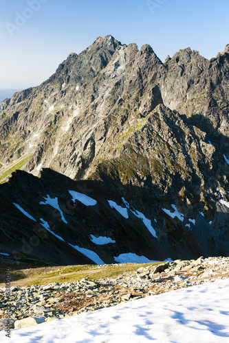 Board z aluminiowym obramowaniem Marzenia o puchowym siodle, wysokie tatry (wysokie tatry), słowacja