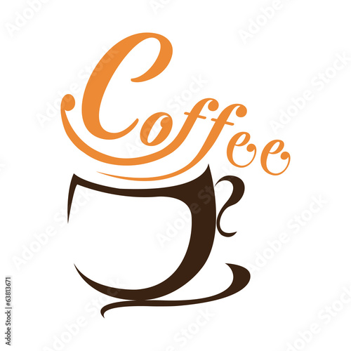 Naklejka na kafelki coffee