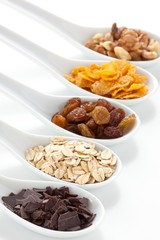 Canvas Print - Muesli ingredients