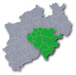 Karte Regierungsbezirk Arnsberg
