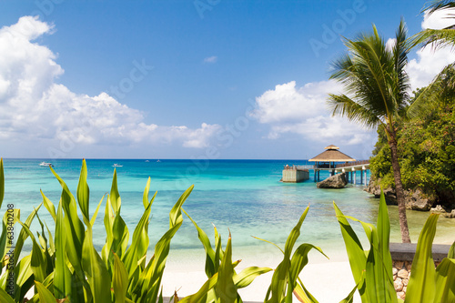 Tapeta ścienna Sceneria piękny kurort, boracay