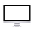 © arturaliev - Modern computer display with blank white screen