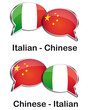 Italian - Chinese translator clouds